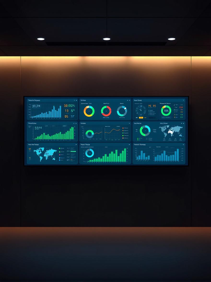 Аналитика инвестиционного портфеля на экране компьютера с графиками и диаграммами